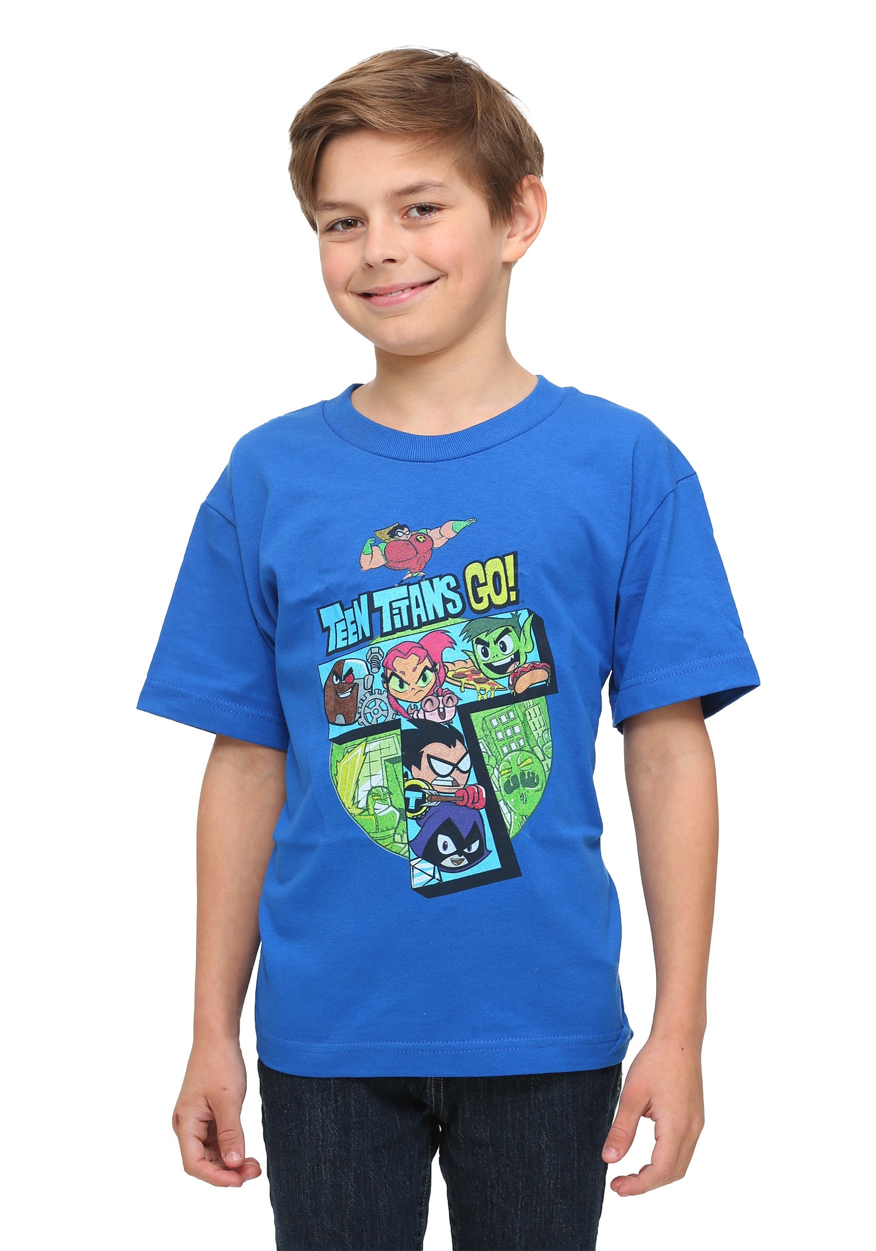 Teen Titans Go Blue Youth TShirt