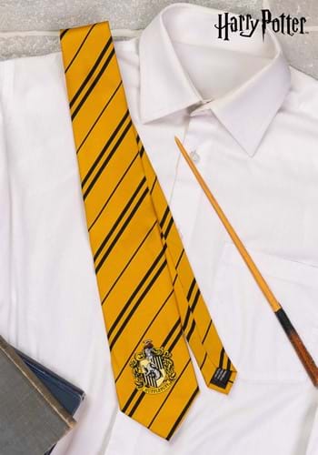 Yellow Hufflepuff Tie