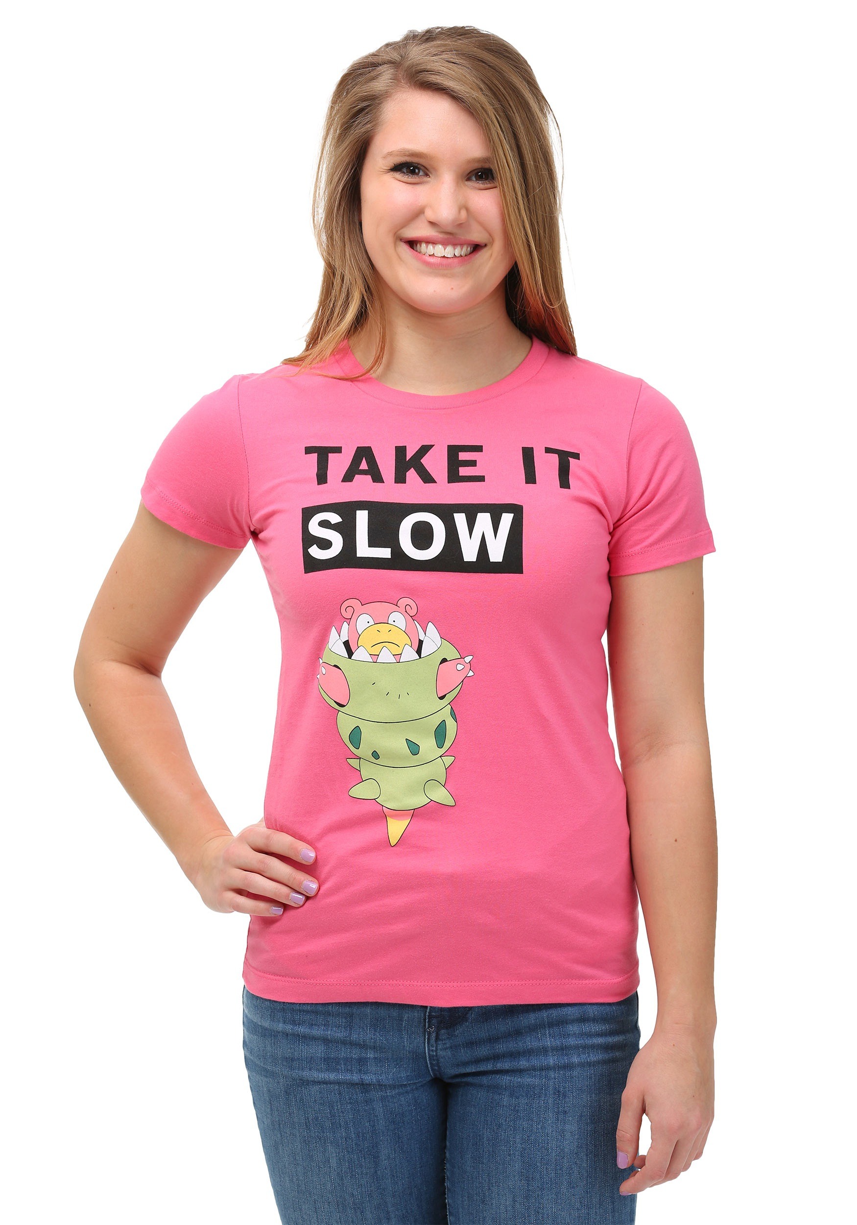 Womens Pokémon SlowBro Long Walks T-Shirt