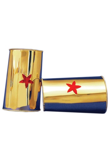 Red Star Gold Superheroine Cuffs