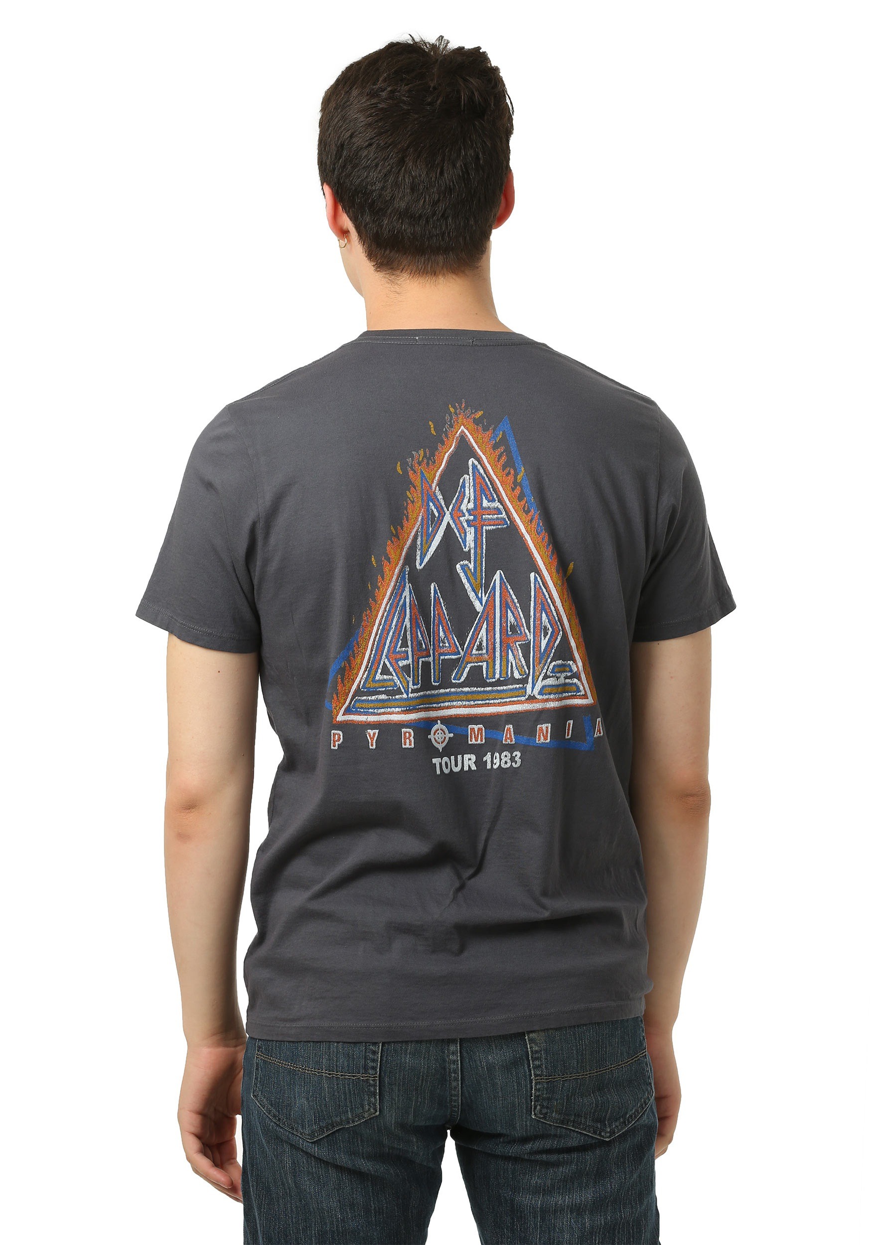 Def Leppard Pyromania Front And Back Men's T-Shirt