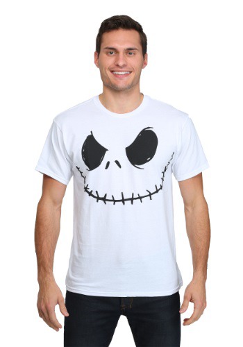 Smiling Jack Skellington White T-Shirt
