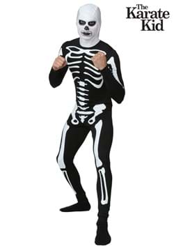 Men's Plus Size Karate Kid Skeleton Suit Costume