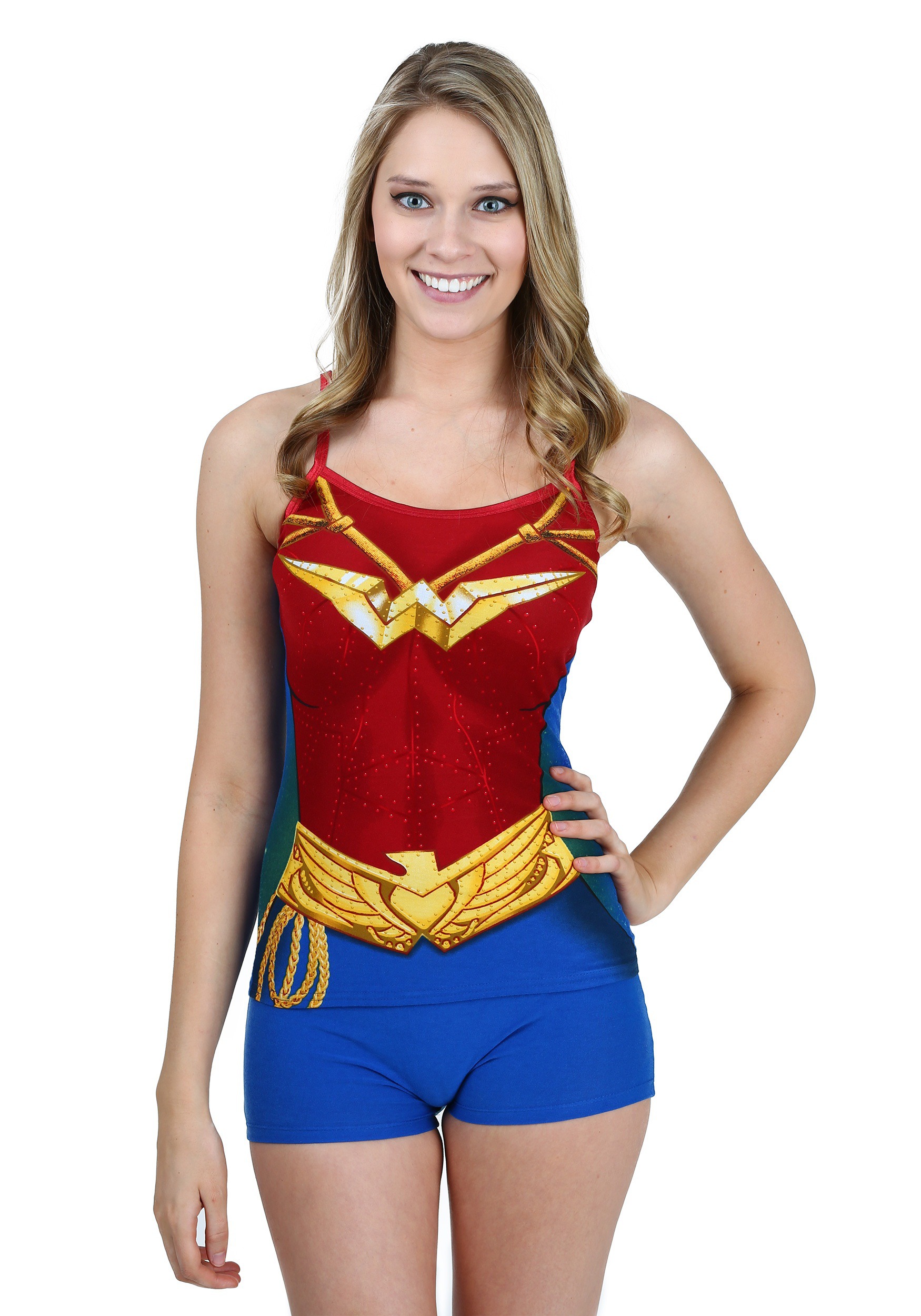 Wonder Woman Cami And Short Set