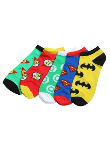 Adult's DC Logo Ankle Socks 5 Pack