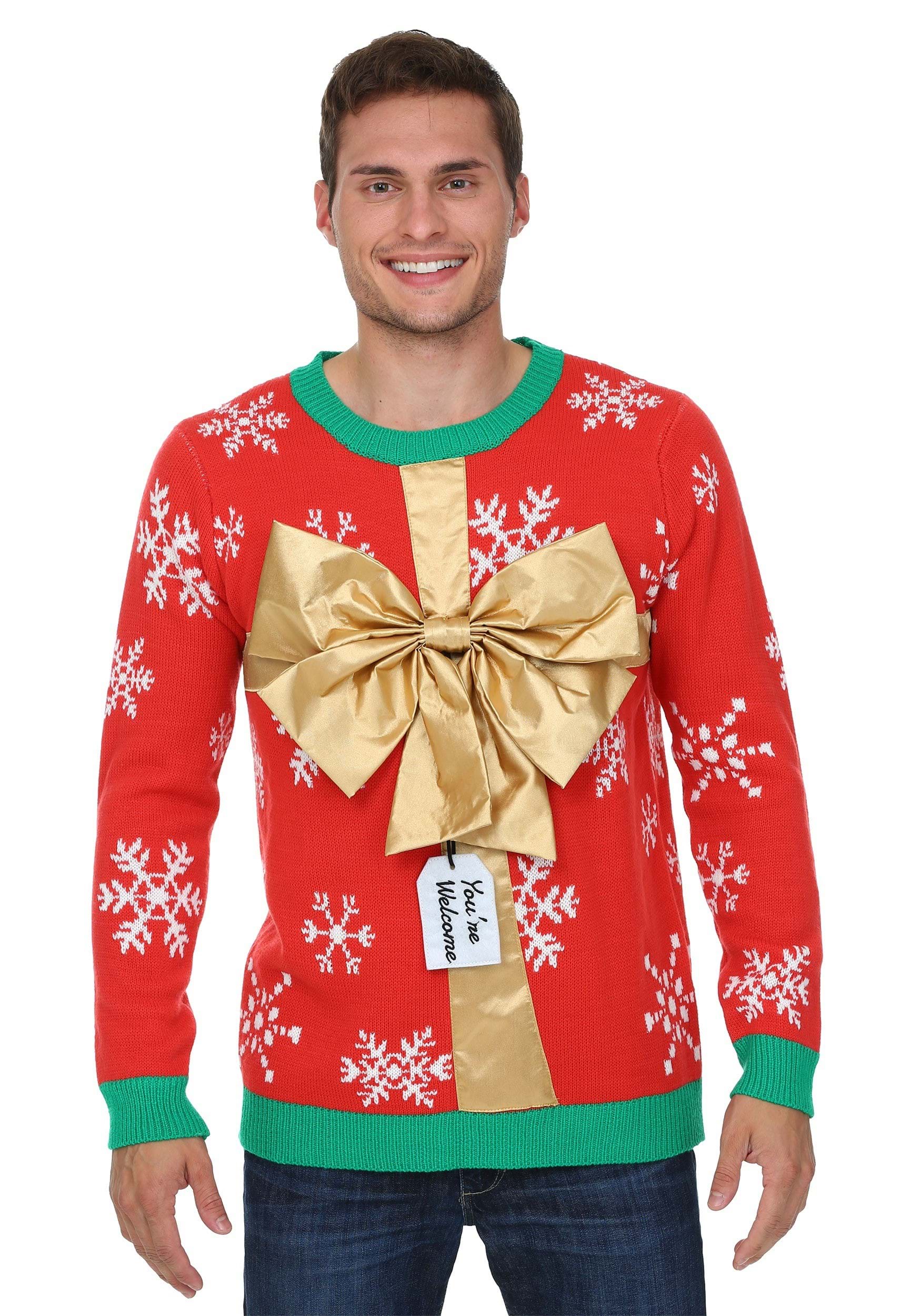 Christmas Present Ugly Christmas Sweater for Adults