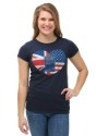 Doctor Who Flag Heart Juniors Tee