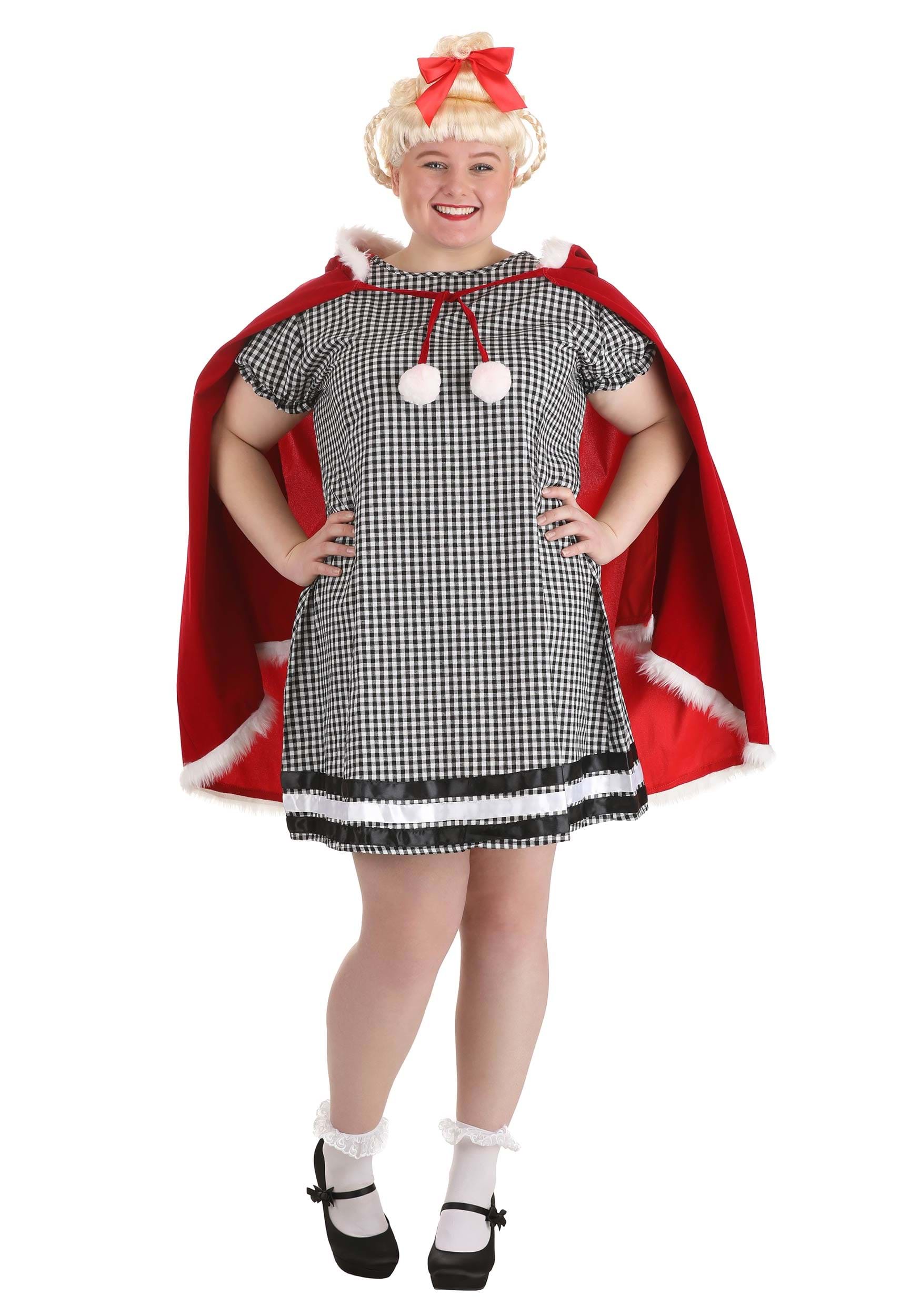 Womens Plus Size Dr. Seuss Cindy Lou Who Costume | How the Grinch Stole Christmas Costumes
