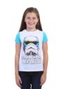 Girls Star Wars Watercolor Trooper Contrast Sleeve T-Shirt