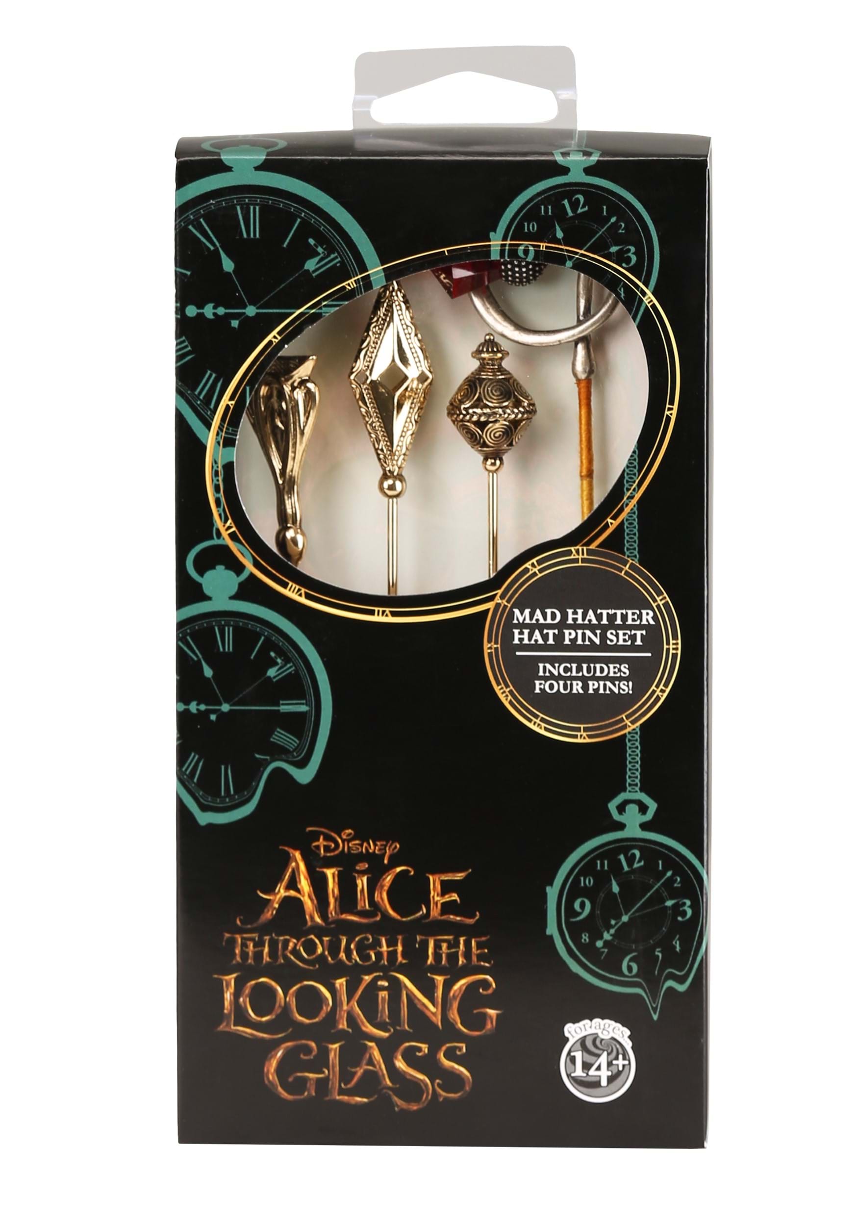 Mad Hatter Pin Set from Alice in Wonderland