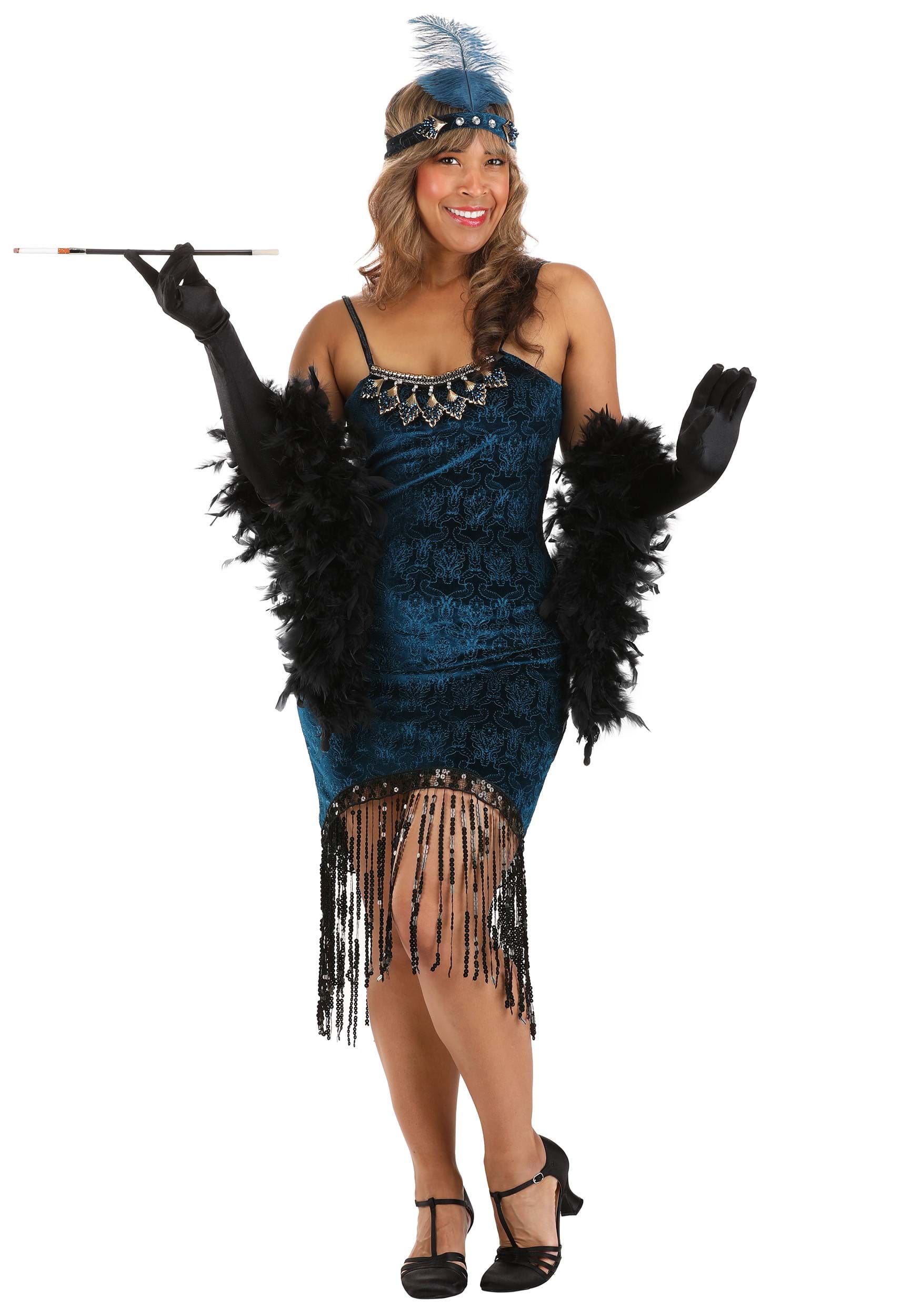 Women's Downtown Doll Costume , Adult Flapper Costumes