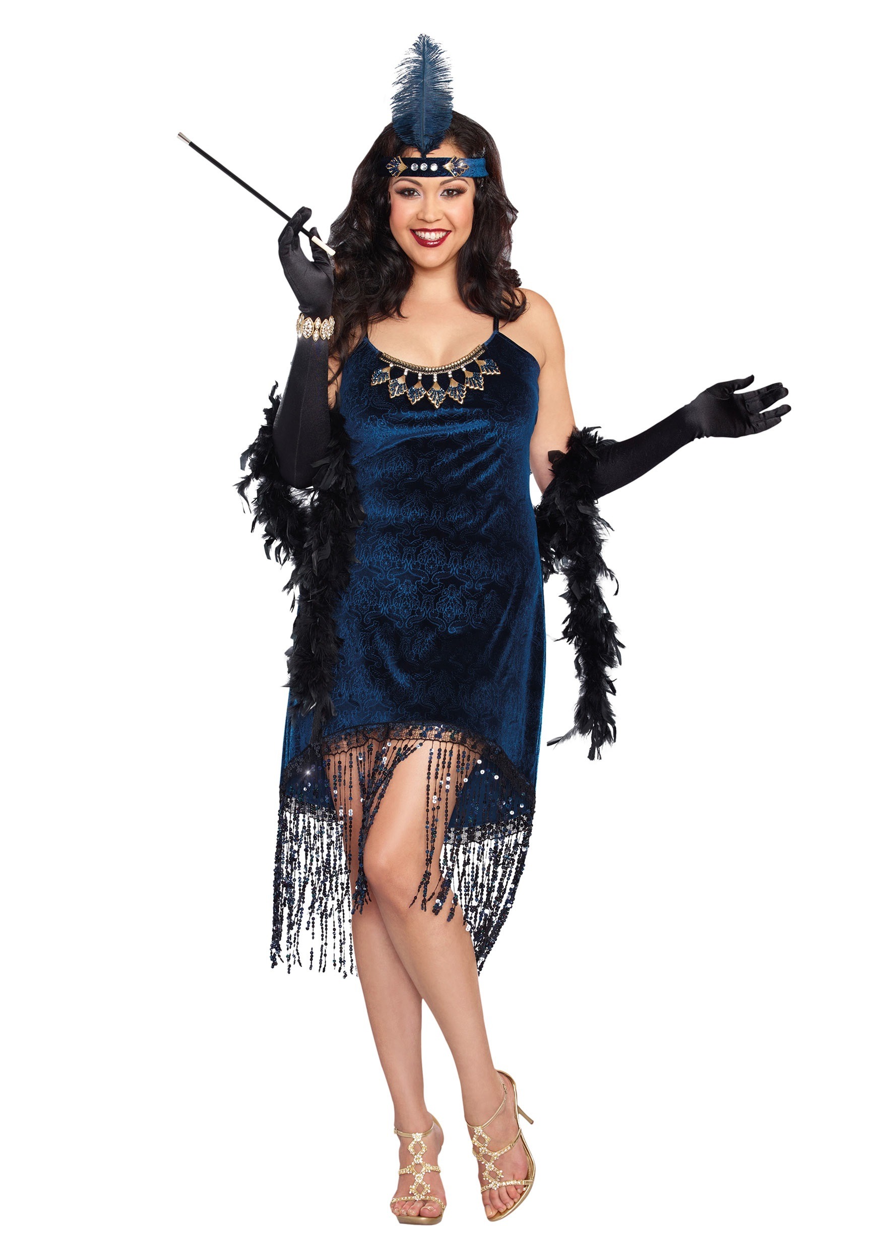 Plus Size Downtown Doll Womens Costume
