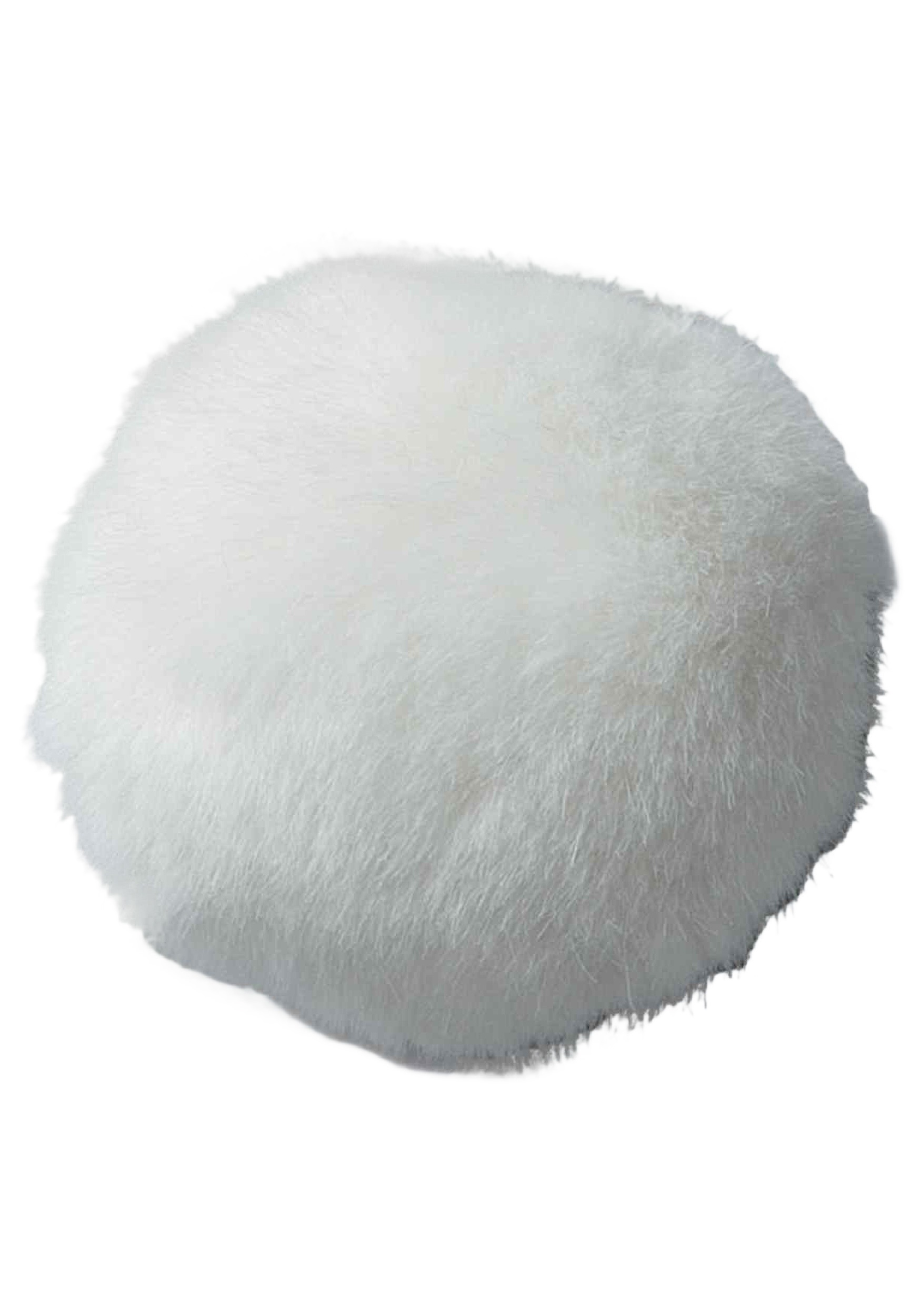 Fuzzy White Bunny Tail