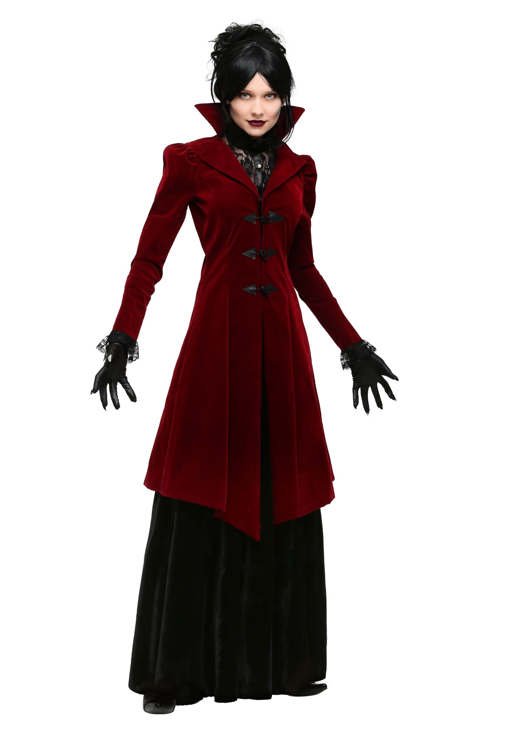 Photos - Fancy Dress FUN Costumes Delightfully Dreadful Vampiress Costume Black/Red FUN1616