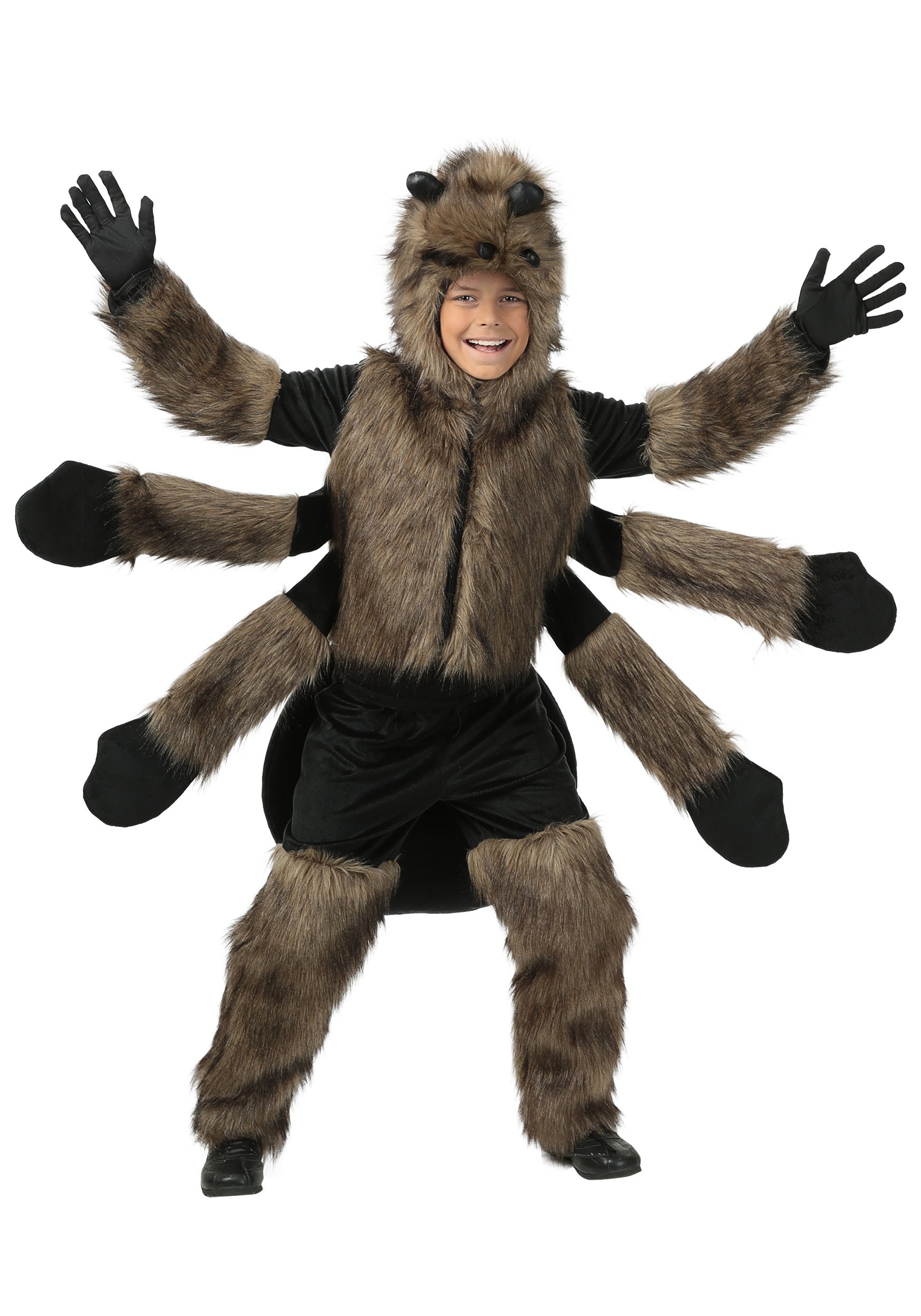 Photos - Fancy Dress FUN Costumes Furry Spider Kid's Costume Black/Brown FUN2077CH