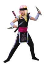 Rainbow Ninja Girls Costume2