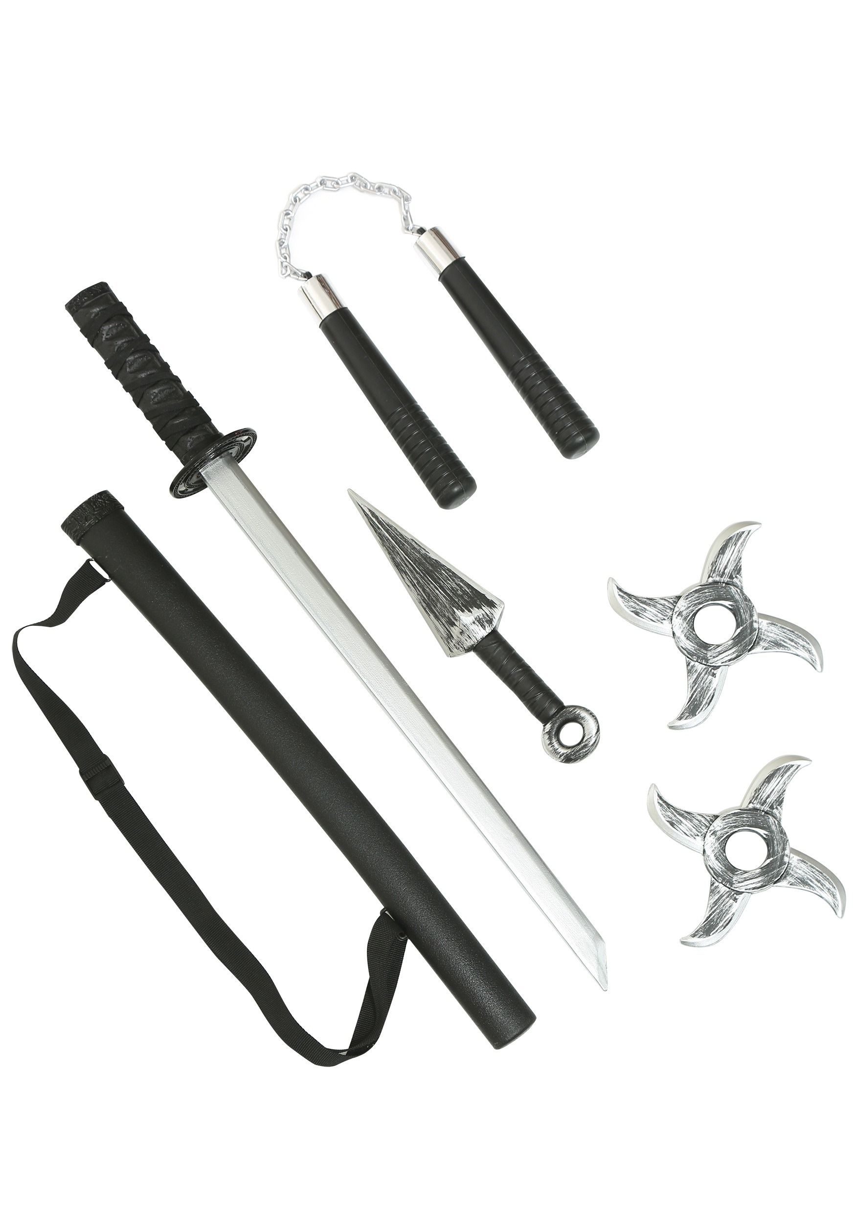 Adult Ninja Weapons Kit , Ninja Costume Accessories