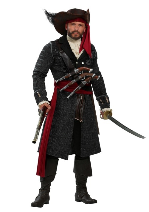 Plus Size Men's Blackbeard Costume