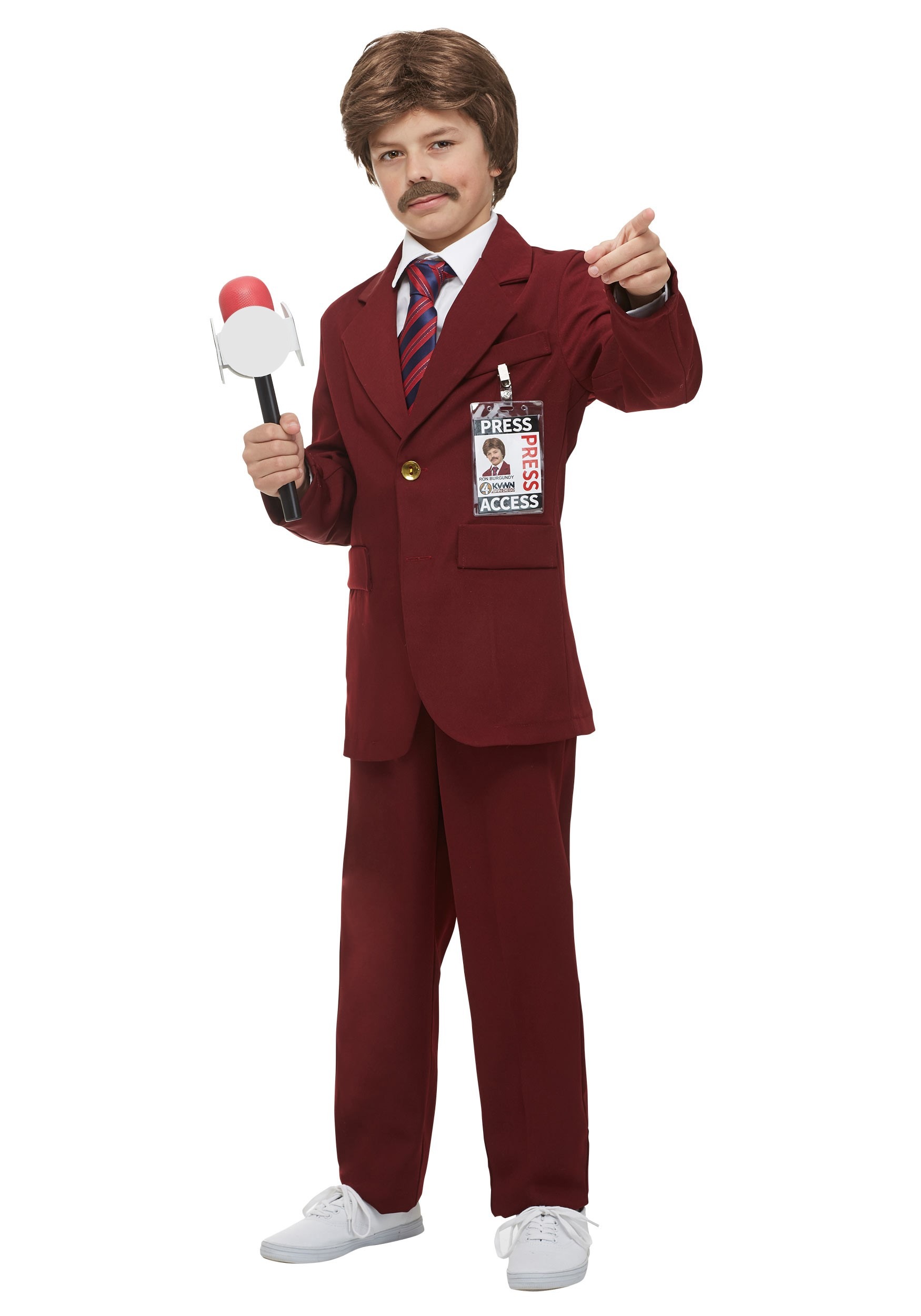Anchorman Ron Burgundy Costume for Kids | Movie Costumes