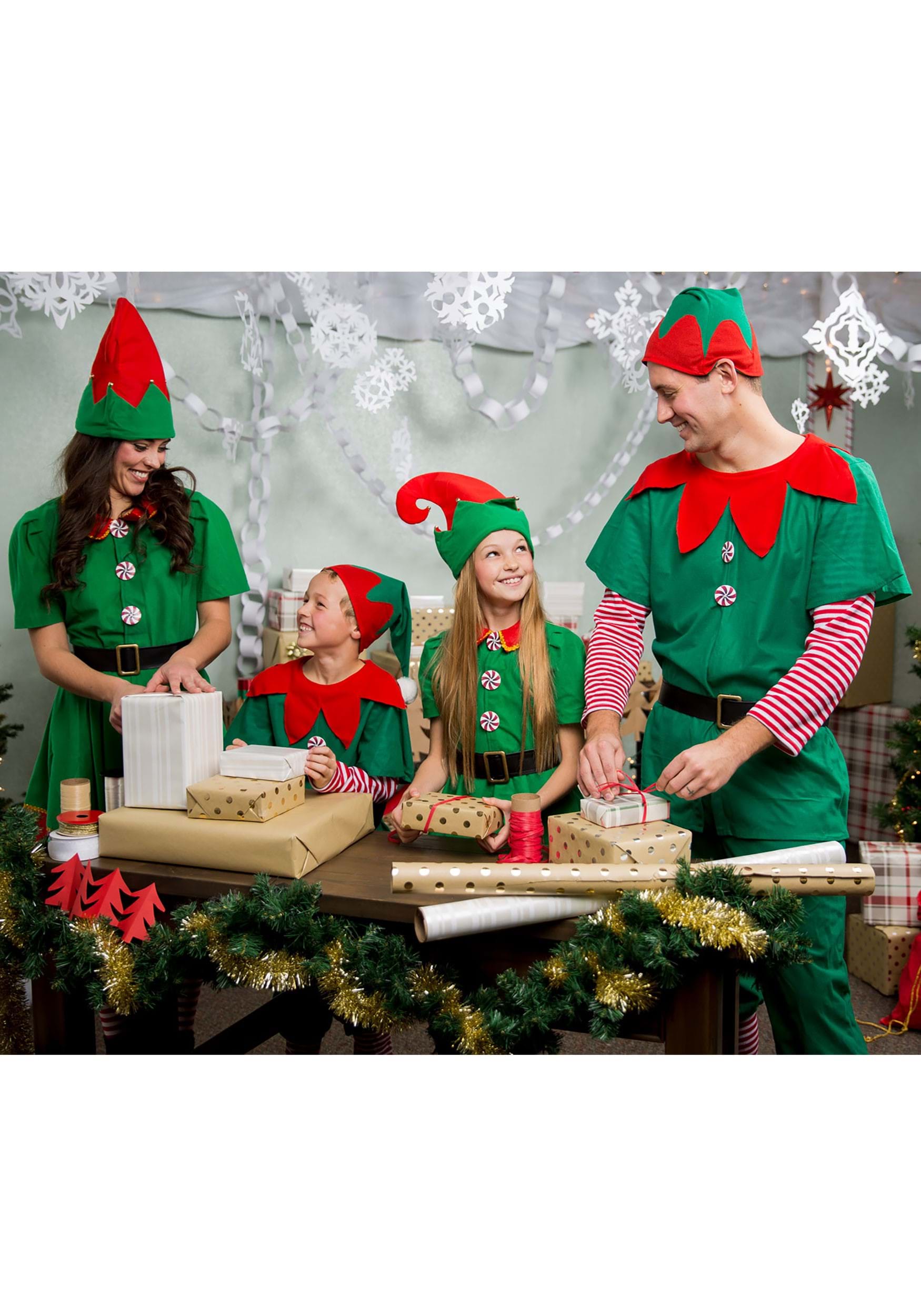 Plus Size Holiday Elf Costume For Women