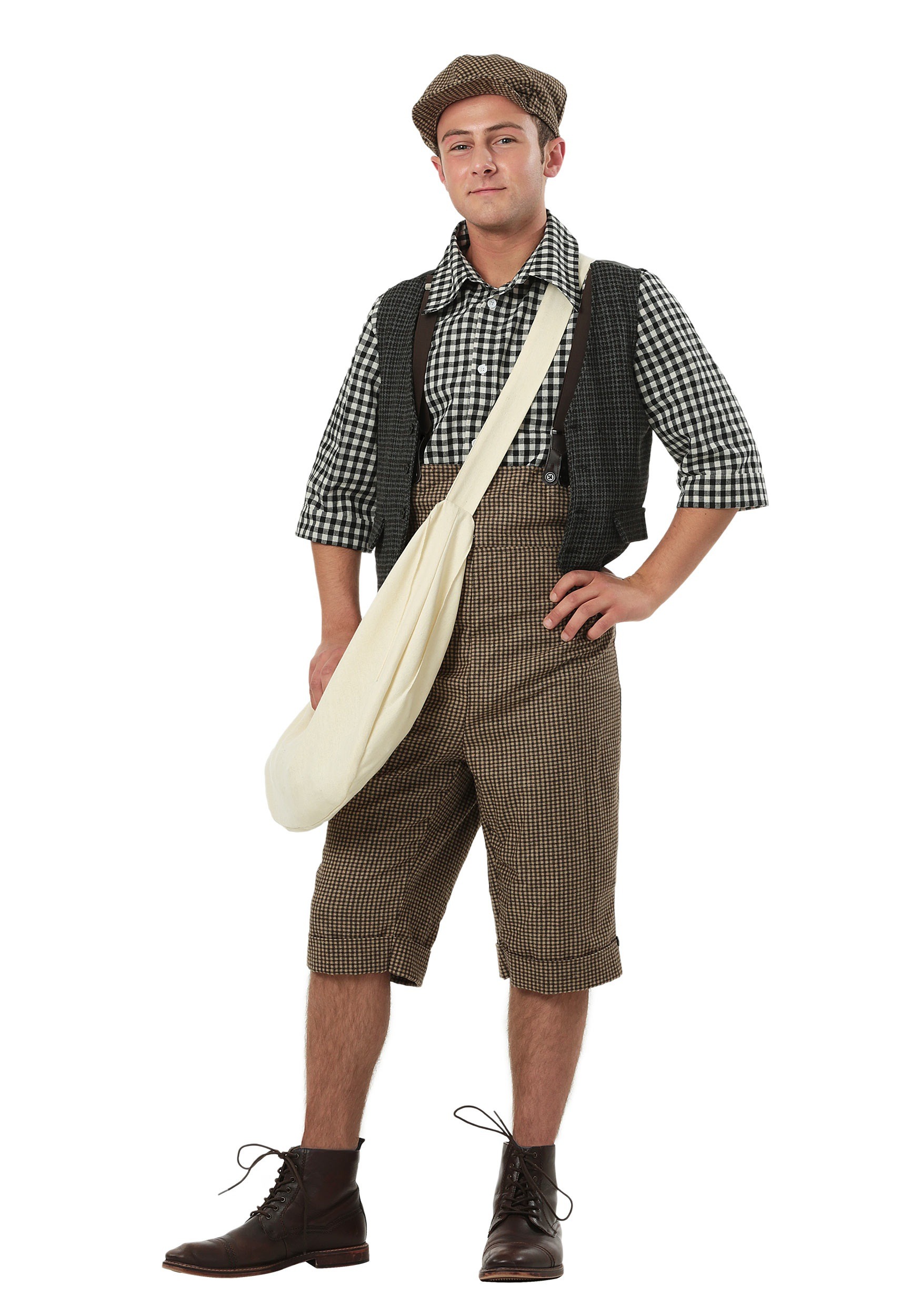 20s Adult Newsie Costume | Decades Costumes for Adults