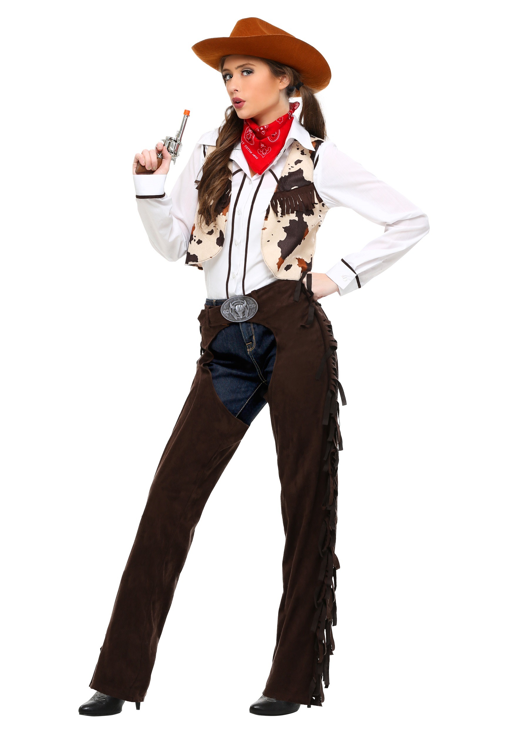  Funna Cowgirl Costume for Women 5 Piece Halloween