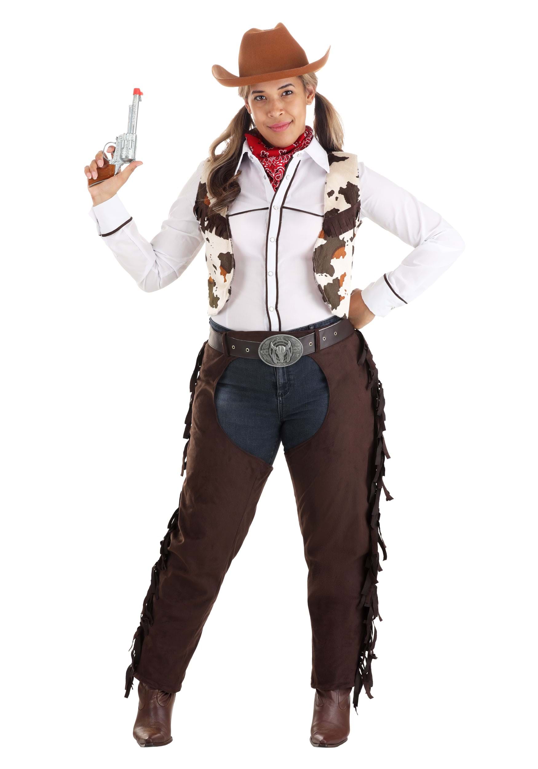 Glitzy Cowgirl Costume for Women
