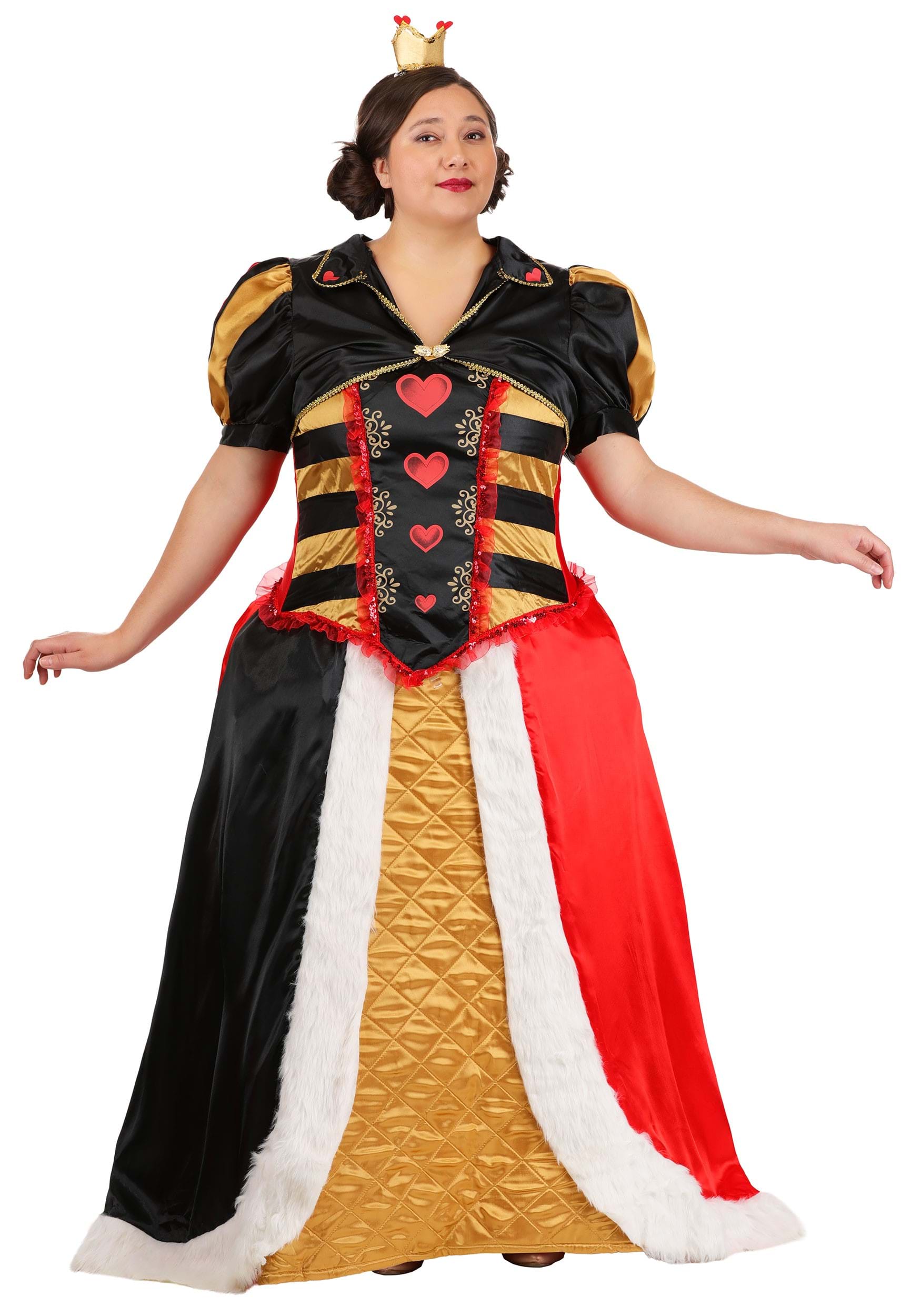 Plus Size Womens Elite Queen of Hearts Costume | Storybook Costumes