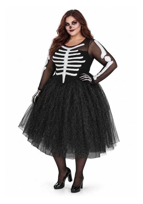 Plus Size Skeleton Beauty Costume Women Upd 1