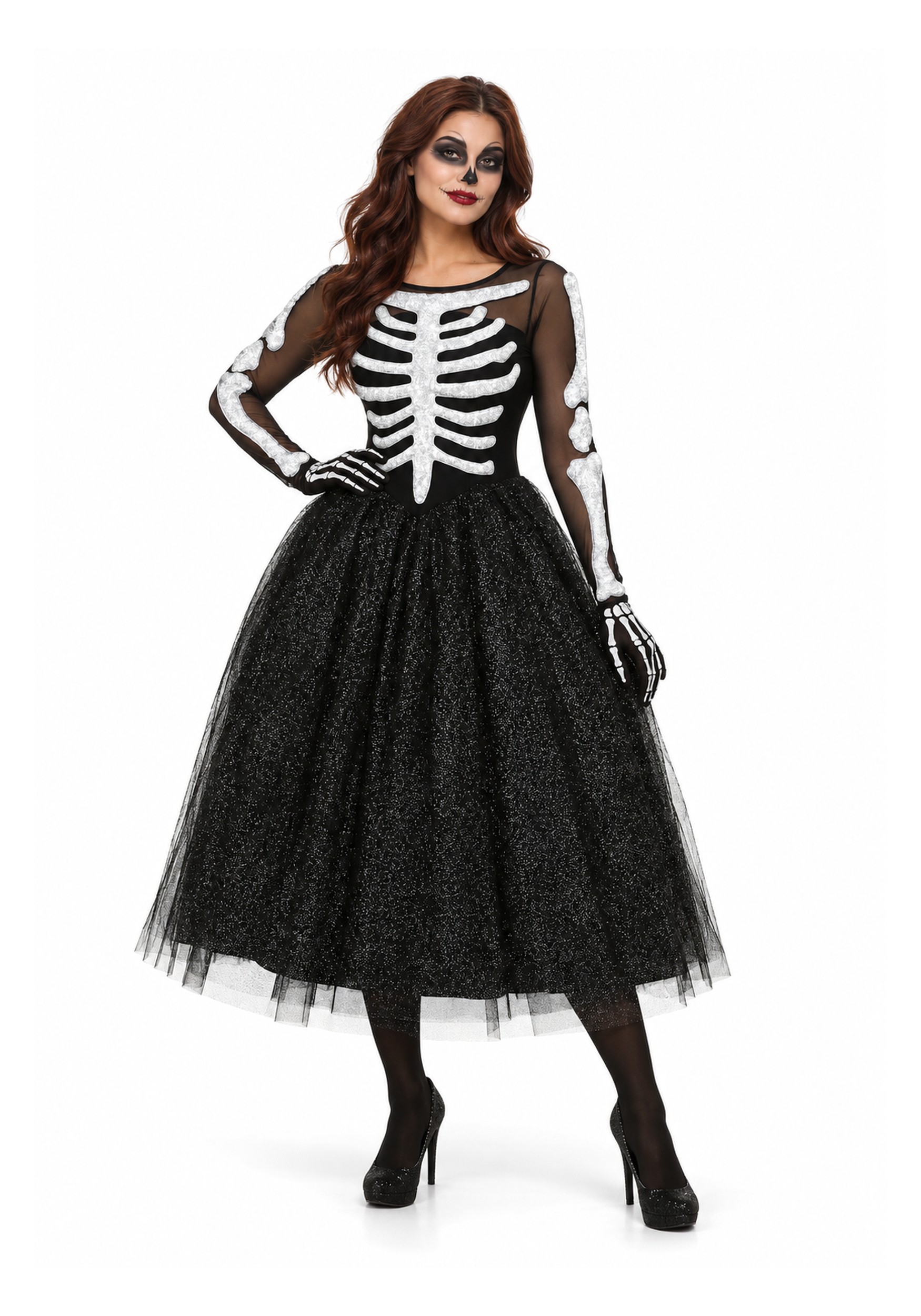 Skeleton Beauty Womens Costume