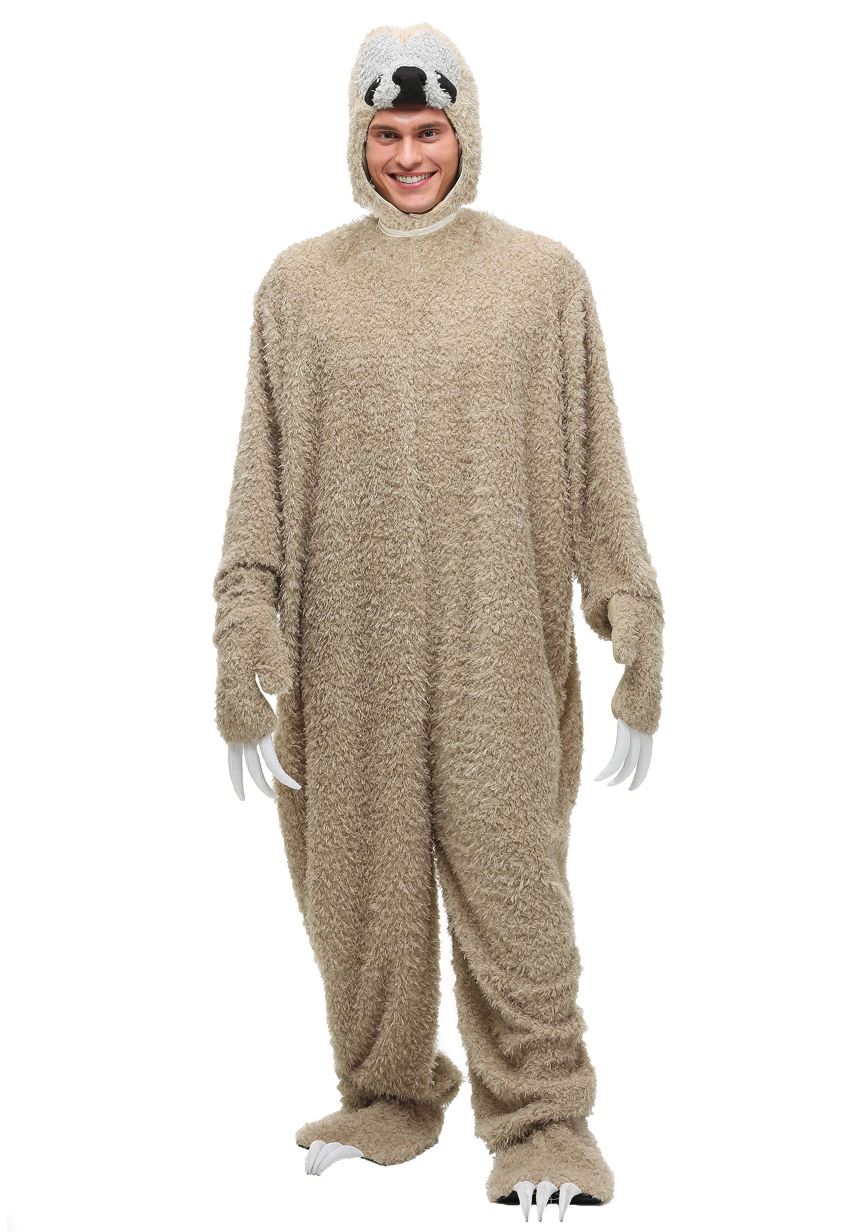 Photos - Fancy Dress FUN Costumes Sloth Adult Costume | Animal Costumes Brown FUN2387AD