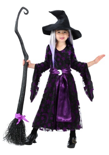Toddler Purple Moon Witch Costume