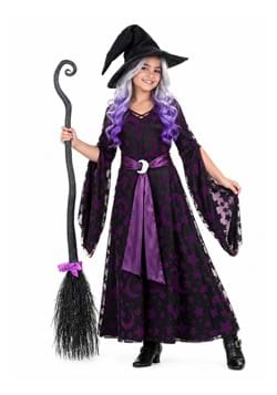 Purple Moon Witch Costume for Girls New main