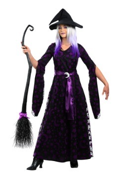 Purple Moon Witch Costume for Women