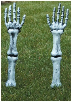 Spooky Skeleton Arm Lawn Stakes Decorations
