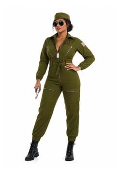 Army Flightsuit Costume for Women upd