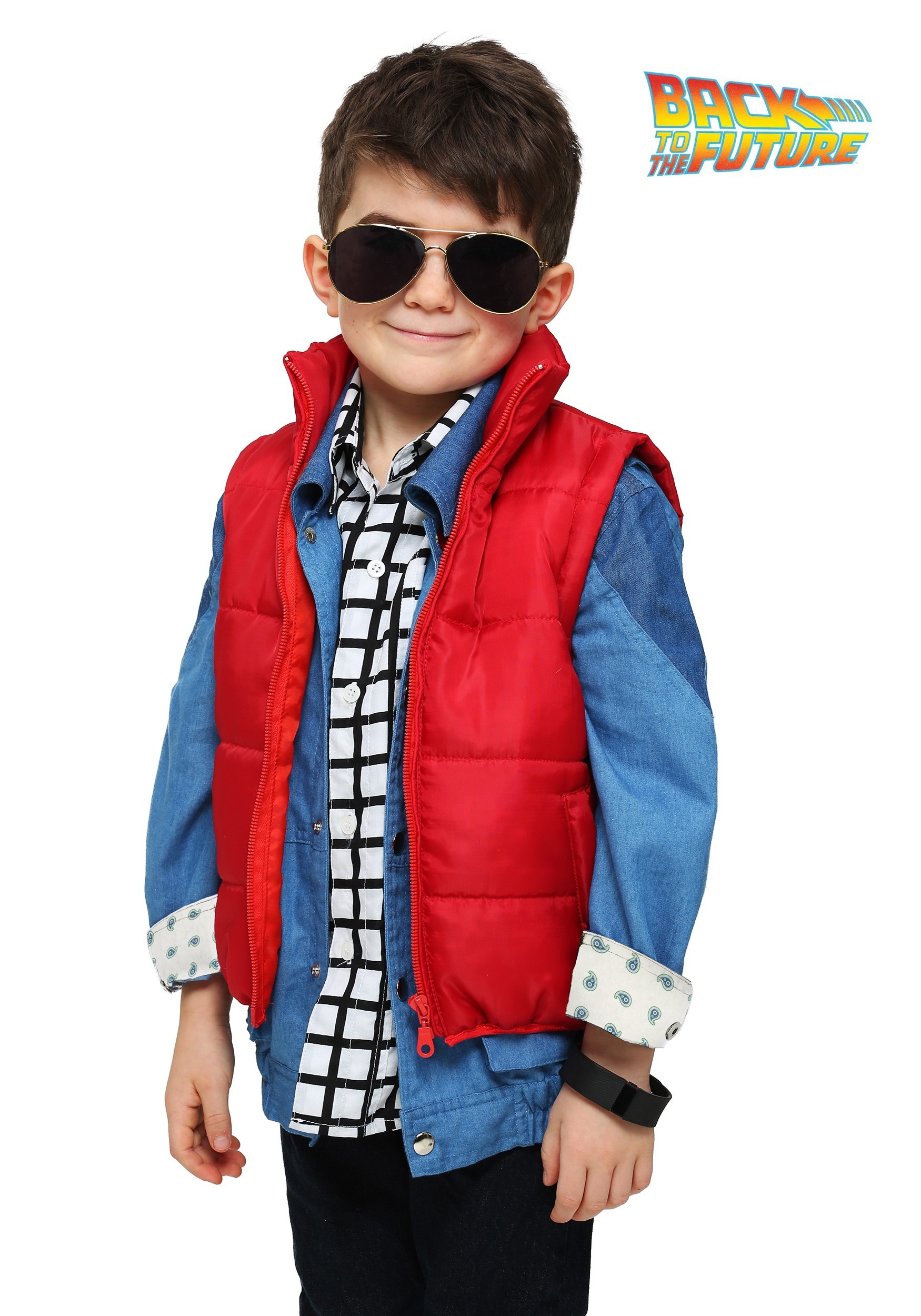 red puffer vest marty mcfly