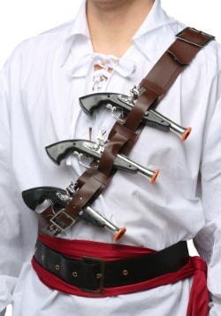 Shoulder Pirate Belt with Guns