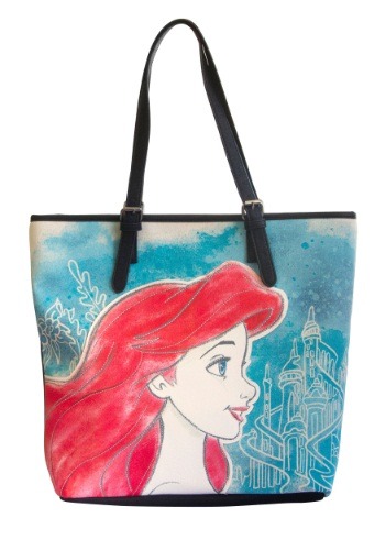 the little mermaid tote bag