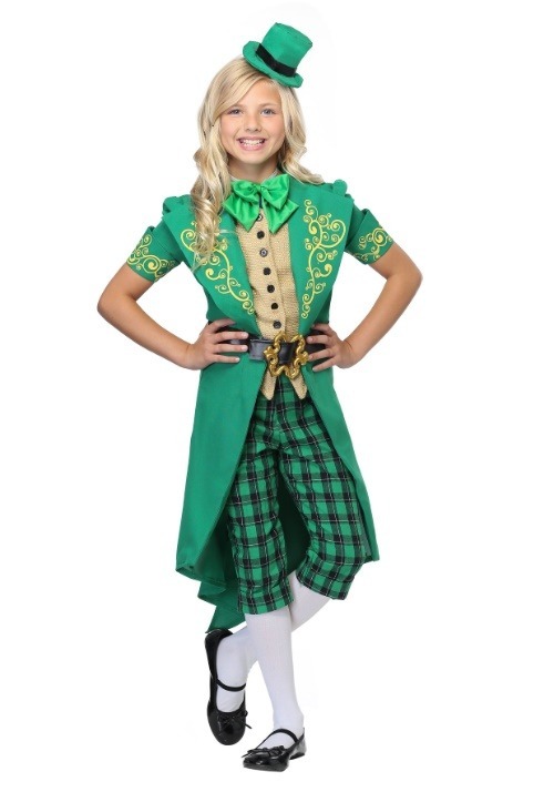 Charming Leprechaun Girls Costume