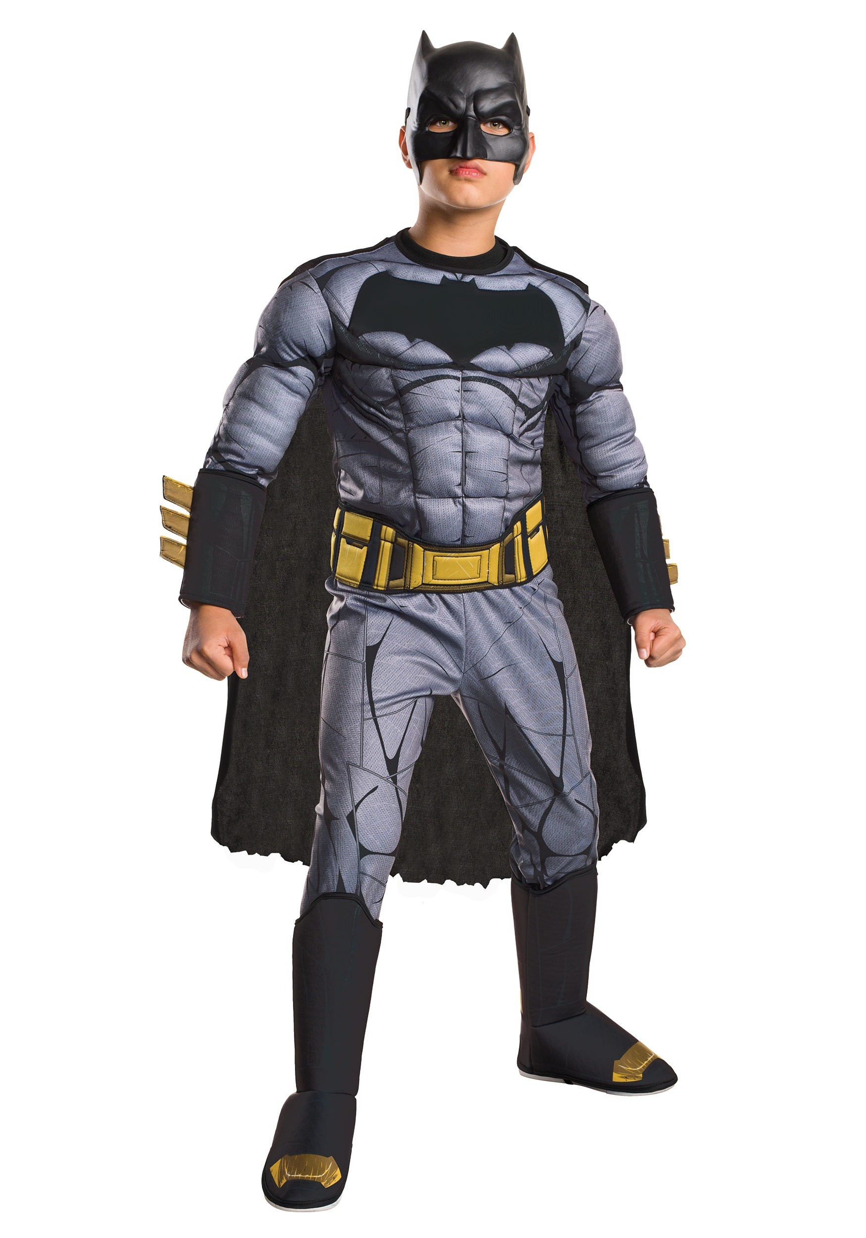 Deluxe Dawn of Justice Batman Costume for Boys