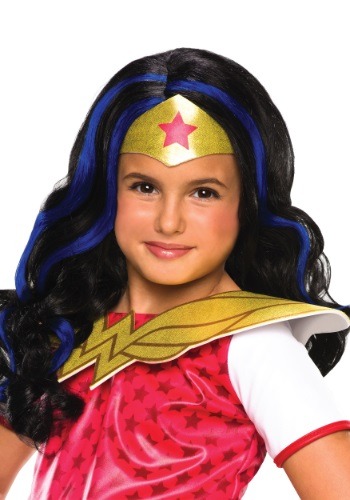 Girls DC Superhero Wonder Woman Wig