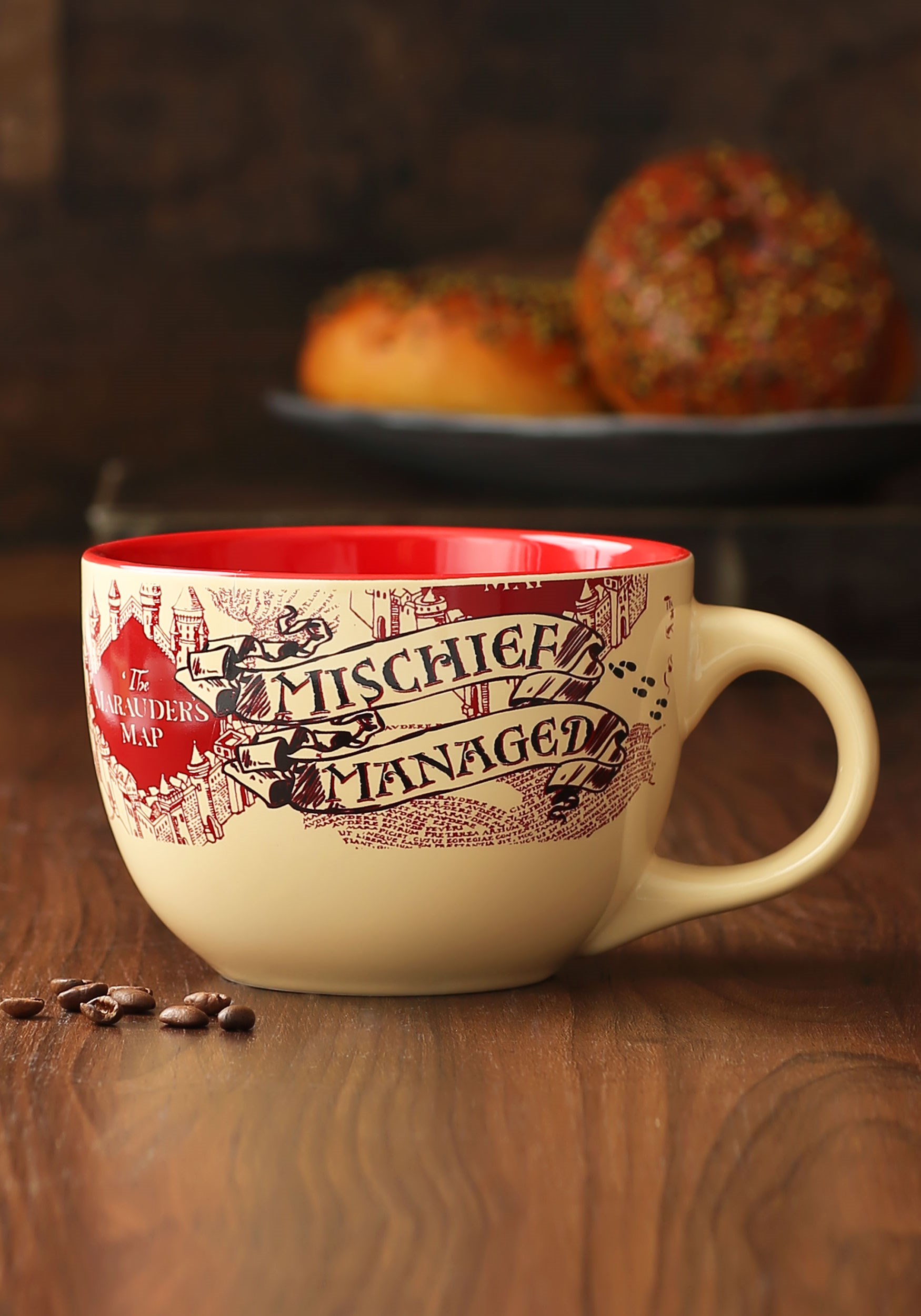 Marauder's Map Harry Potter 24oz Ceramic Soup Mug