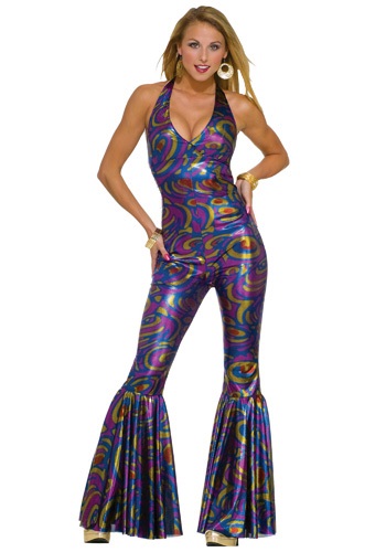 Adult Sexy Disco Jumpsuit