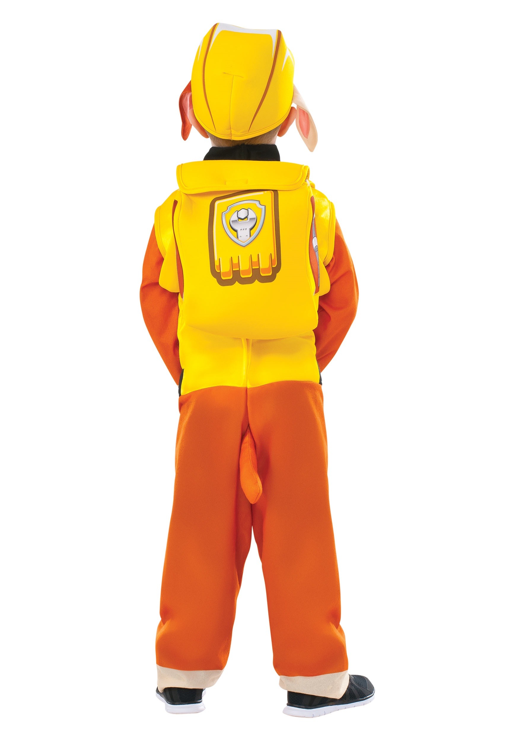 Rubie's Boys Paw Patrol Rubble Classic Costume, Orange/Yellow, Size 2T-4T