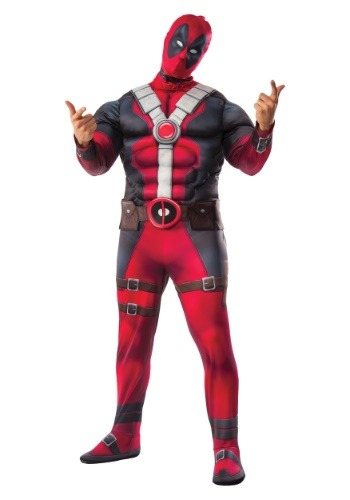 Plus Size Deluxe Deadpool Movie Costume
