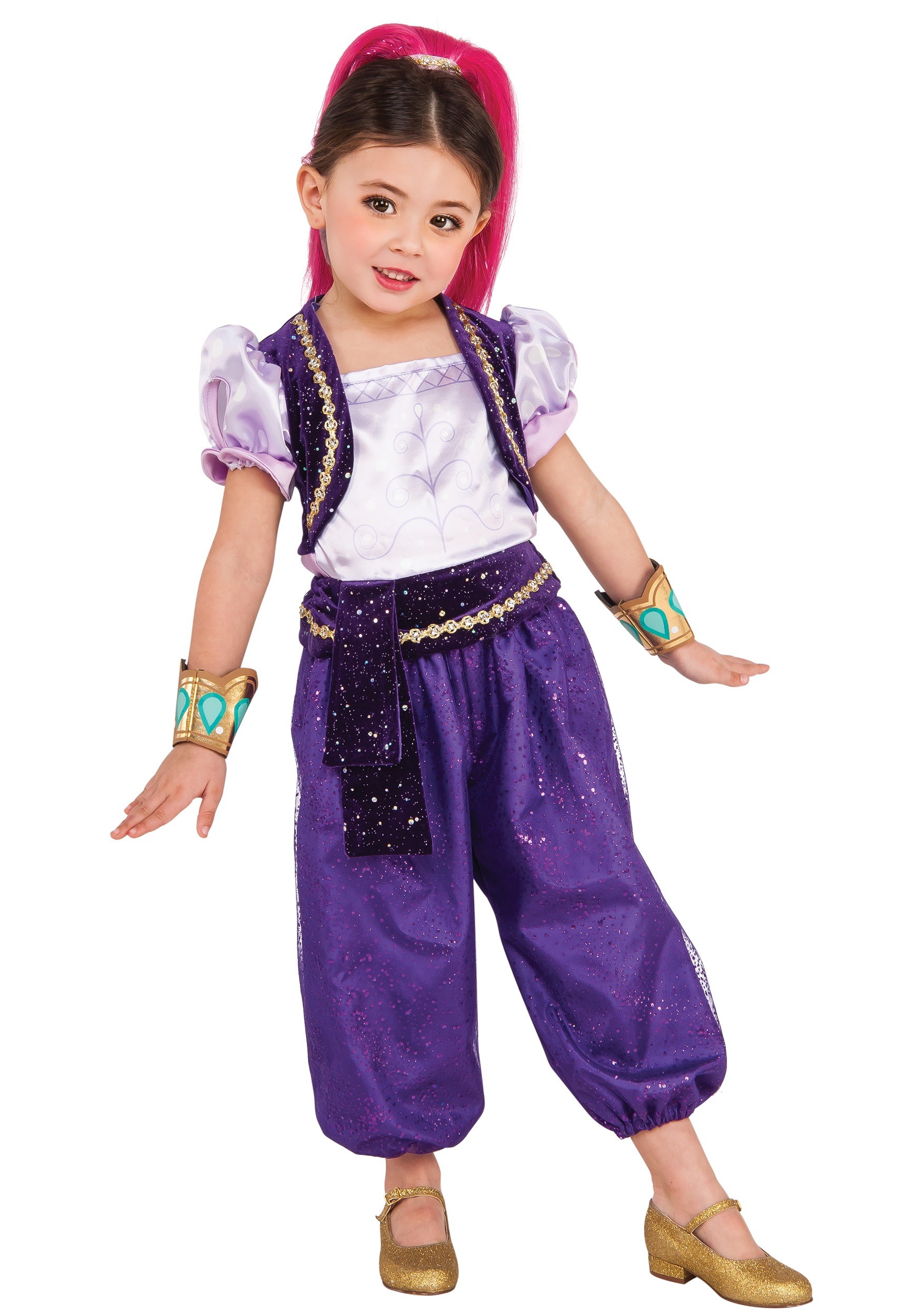 Photos - Fancy Dress Rubies Costume Co. Inc Girls Deluxe Shimmer Costume from Shimmer and Shine 