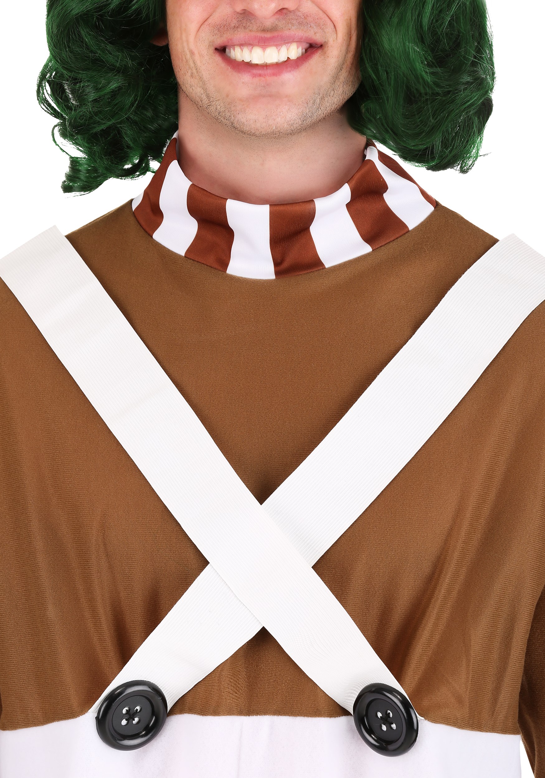CHILD OOMPA LOOMPA WILLY WONKA COSTUME SIZE L XL Used 