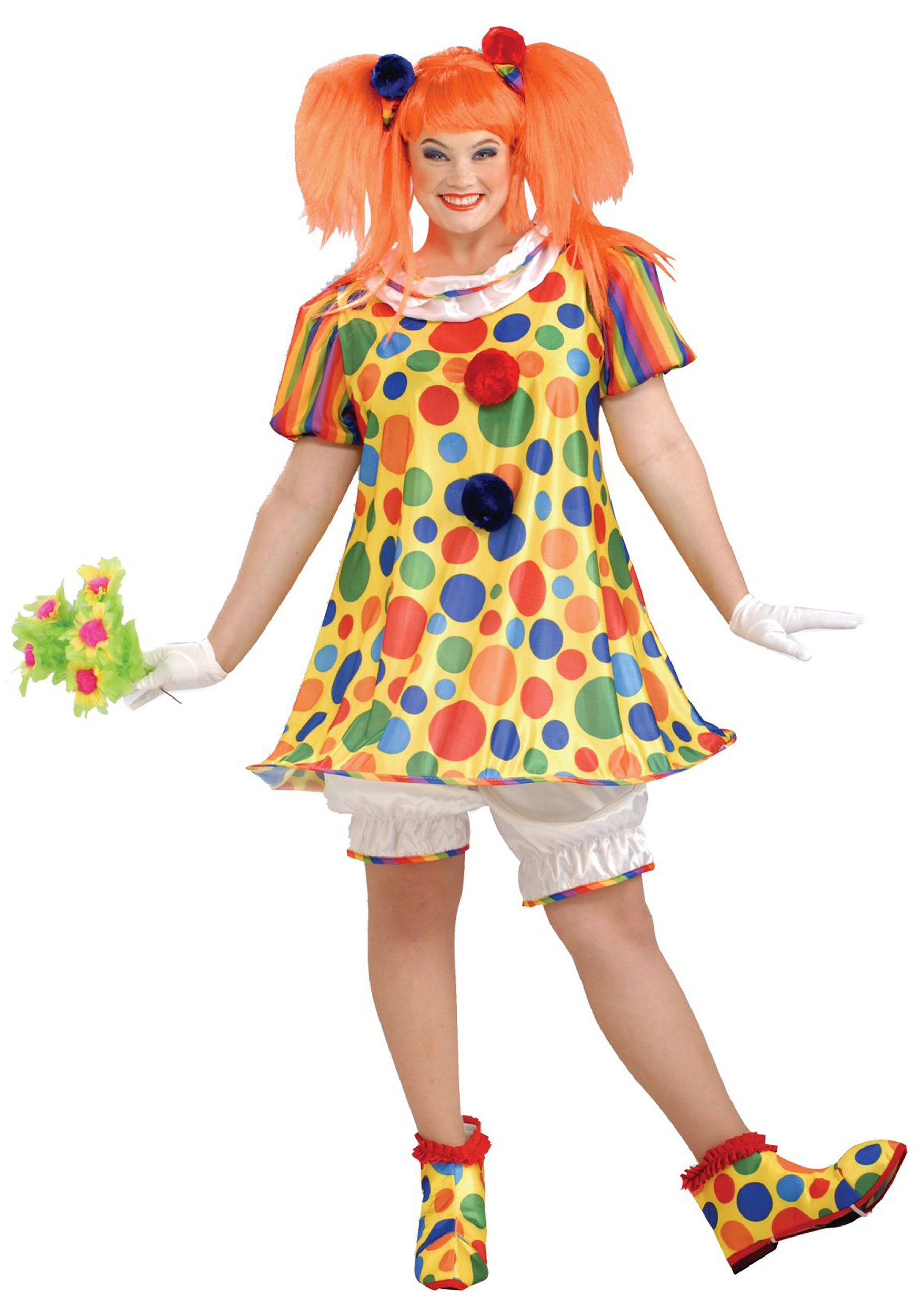Giggles the Clown Plus Size Womens Costume