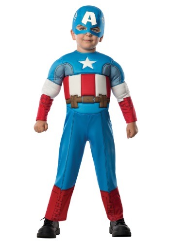 Toddler Deluxe Captain America Costume